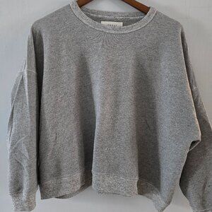 THE GREAT. Heathered Grey Sweatshirt size 2